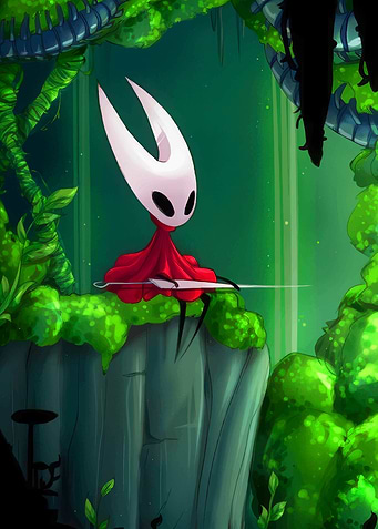 Hornet from Hollow Knight illustration