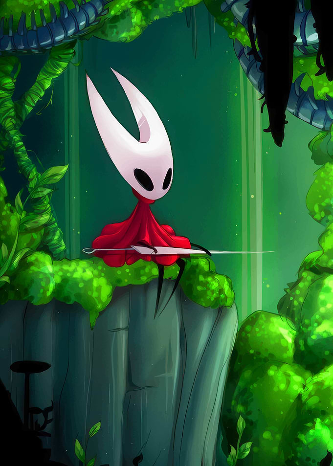 Hornet from Hollow Knight illustration