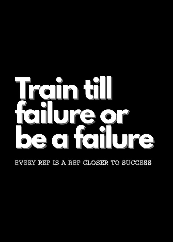 Train till failure or be a failure