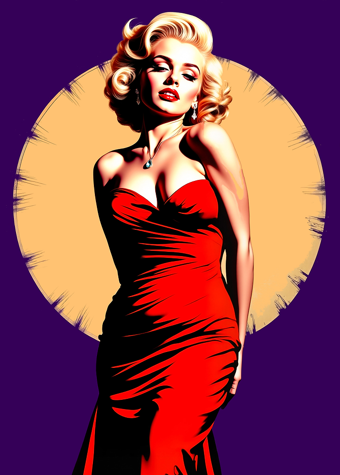 Hollywood Starlet Retro Pop Art