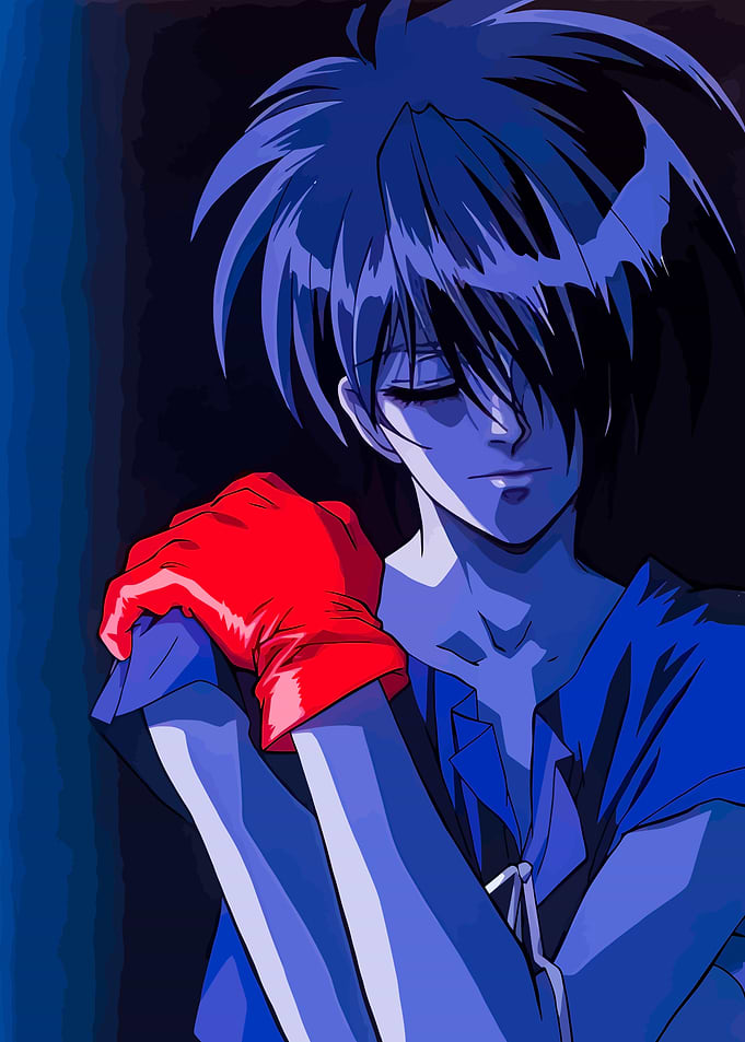 Escaflowne with Red Glove