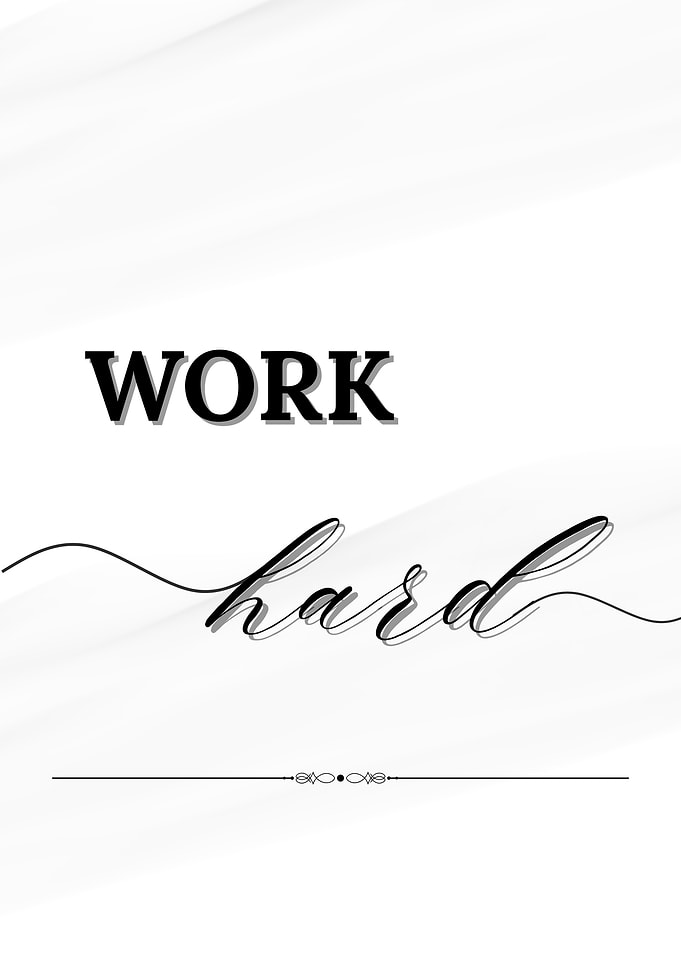 Work Hard Motivational Quote