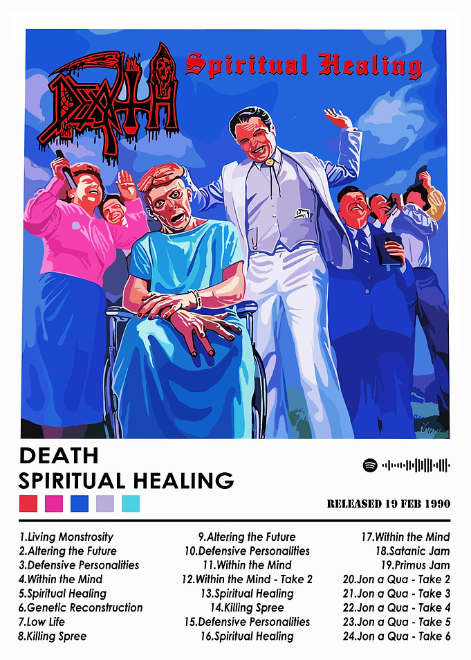 Death - Spiritual Healing Album Cover