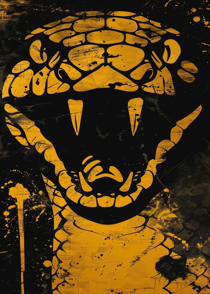 Cobra Snake Graphic Art