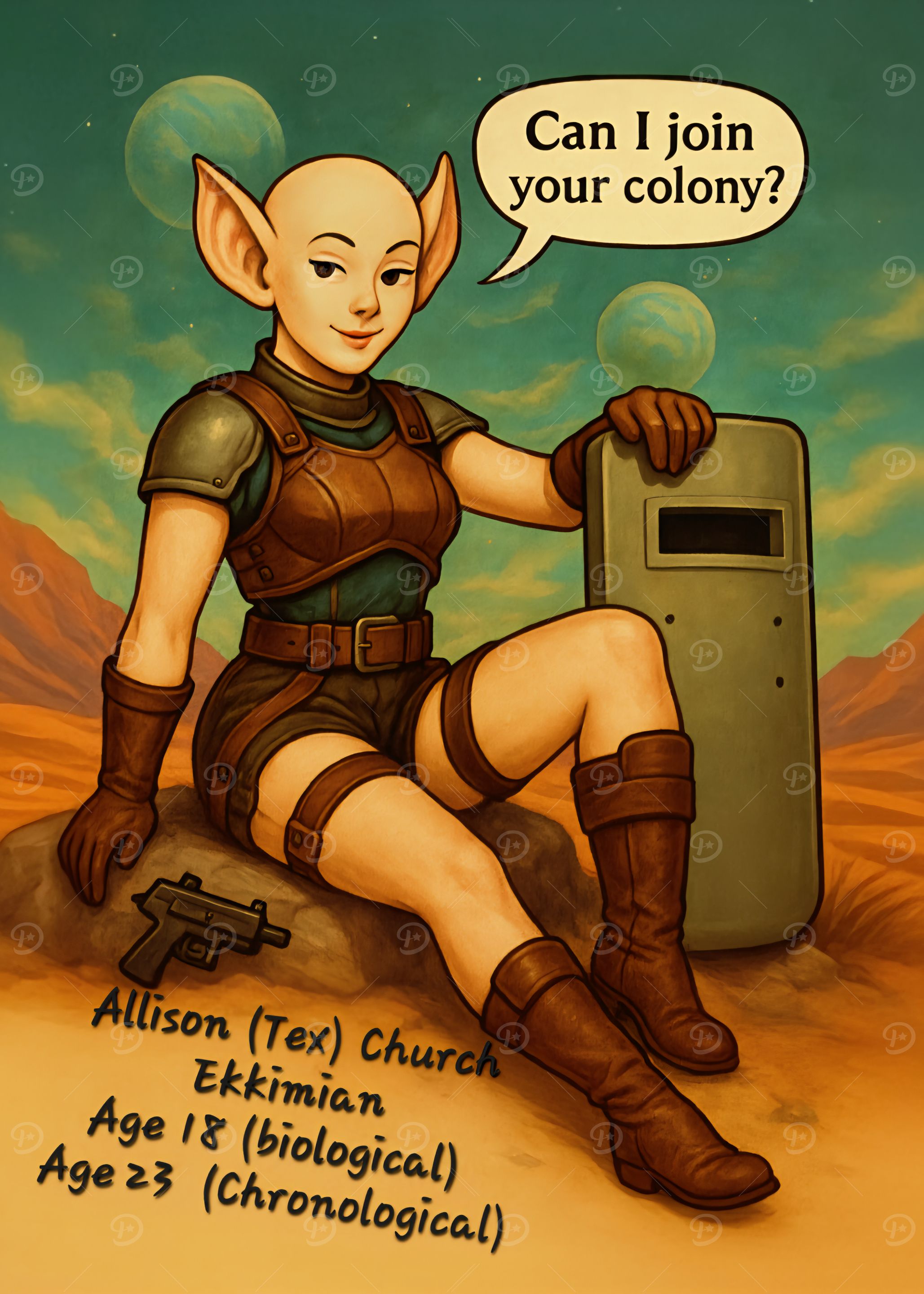 Allison Church: Ekkimian Colony Seeker