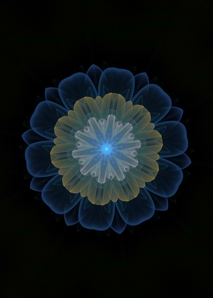 Peony In Blue