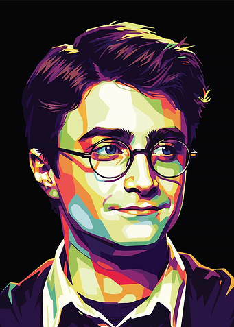 Daniel Radcliffe Pop Art Portrait