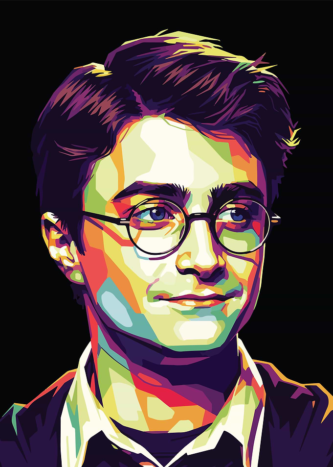 Daniel Radcliffe Pop Art Portrait