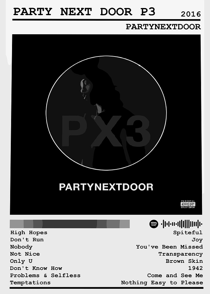 PartyNextDoor P3 Album Cover