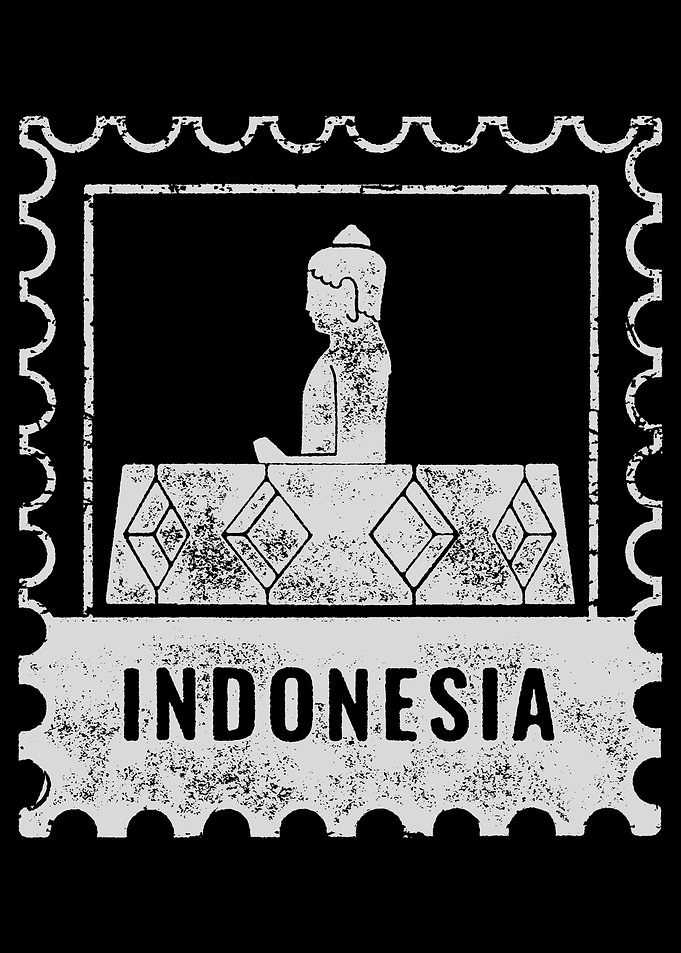 Indonesia Stamp Buddha Statue