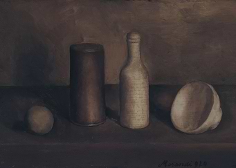 Morandi Still Life with Bottle and Can