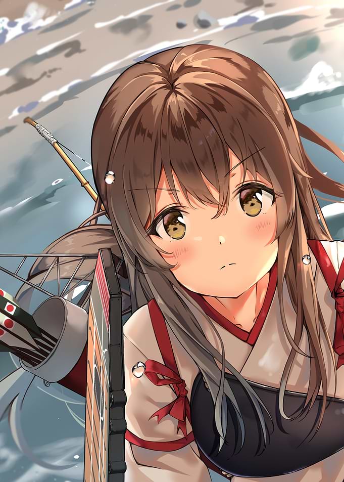 Girl with Ship Equipment