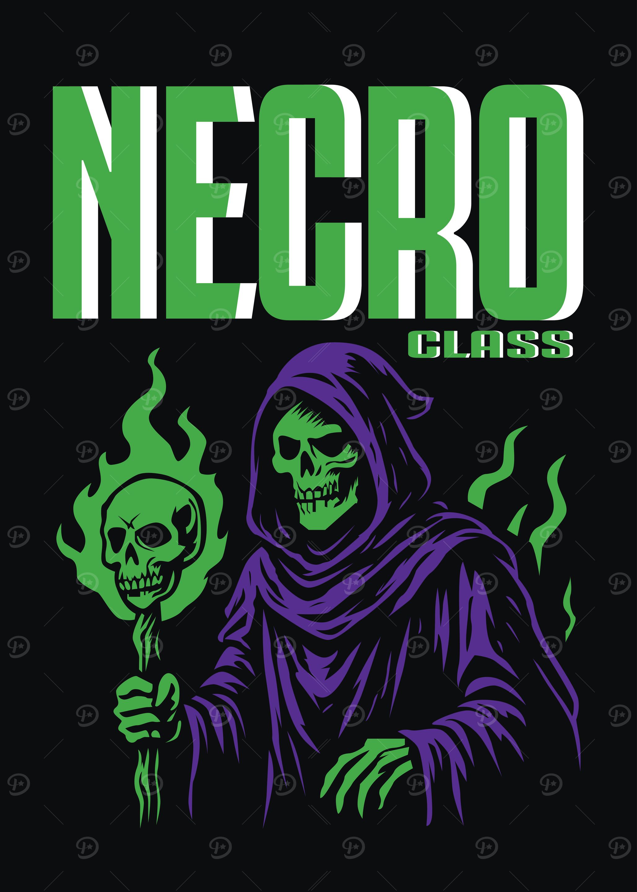 Necro Class Grim Reaper Illustration