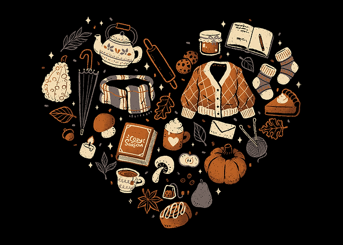 Cozy Autumn Heart