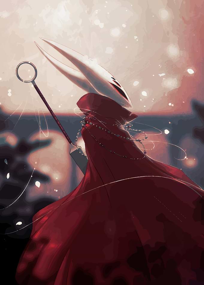 Hornet from Hollow Knight fanart