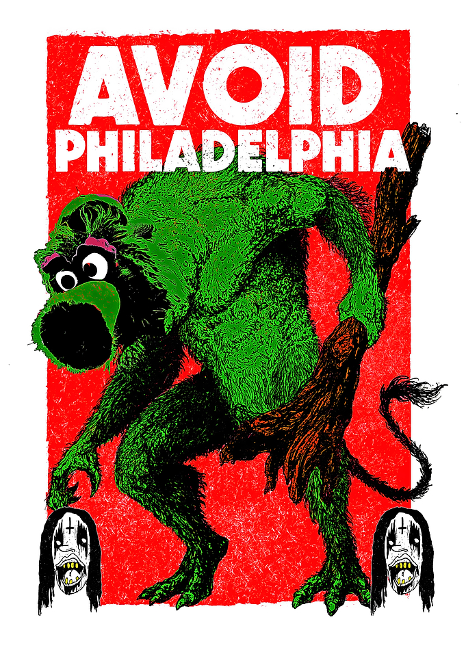 Avoid Philadelphia Monster Art