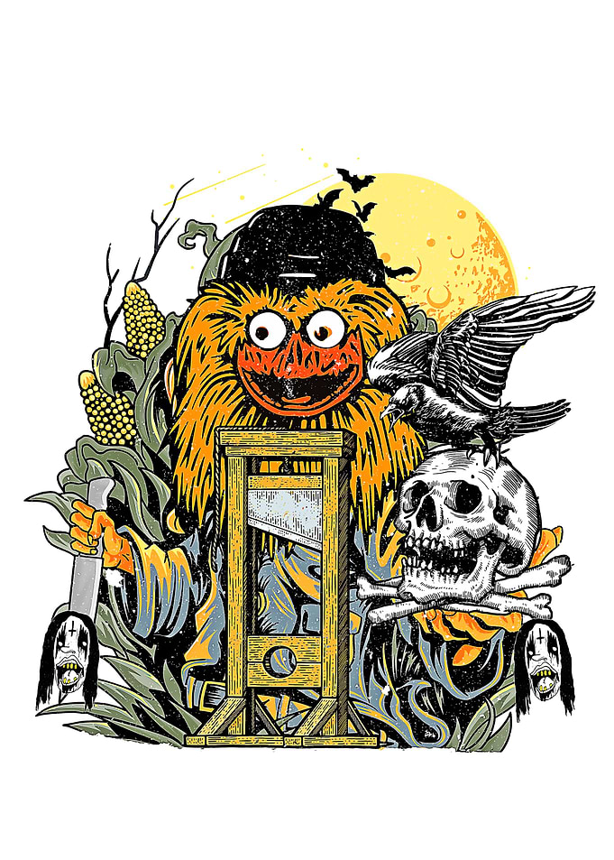 Gritty Halloween Guillotine