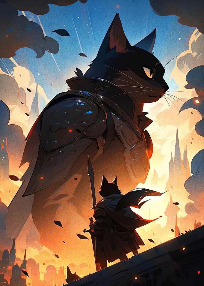Cat Knights: Feline Fantasy Warriors
