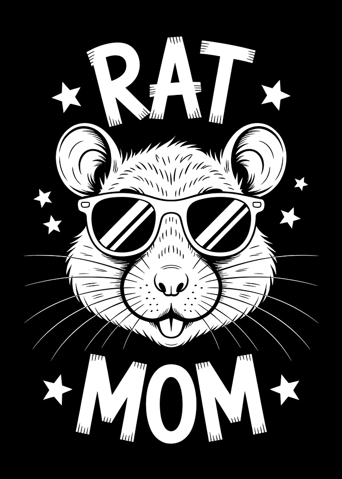 Rat Mom Graphic Design