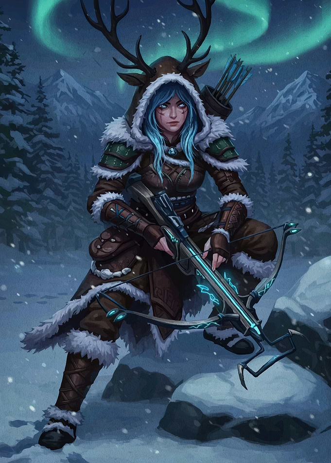 Winter Huntress Crossbow