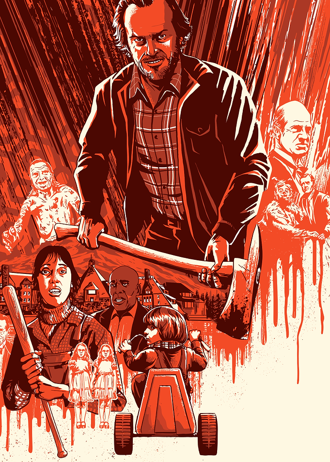 The Shining Movie Poster Art