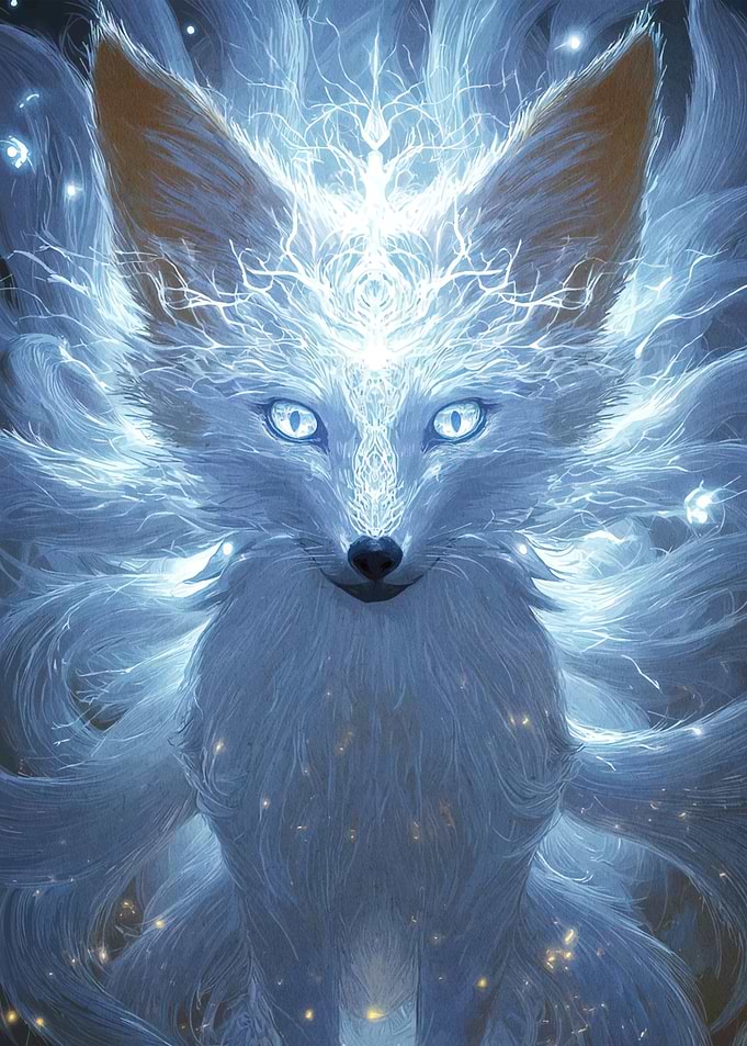 Glowing Nine-Tailed Fox