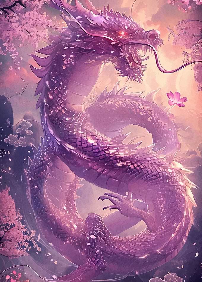 Dragon Cherry Blossoms