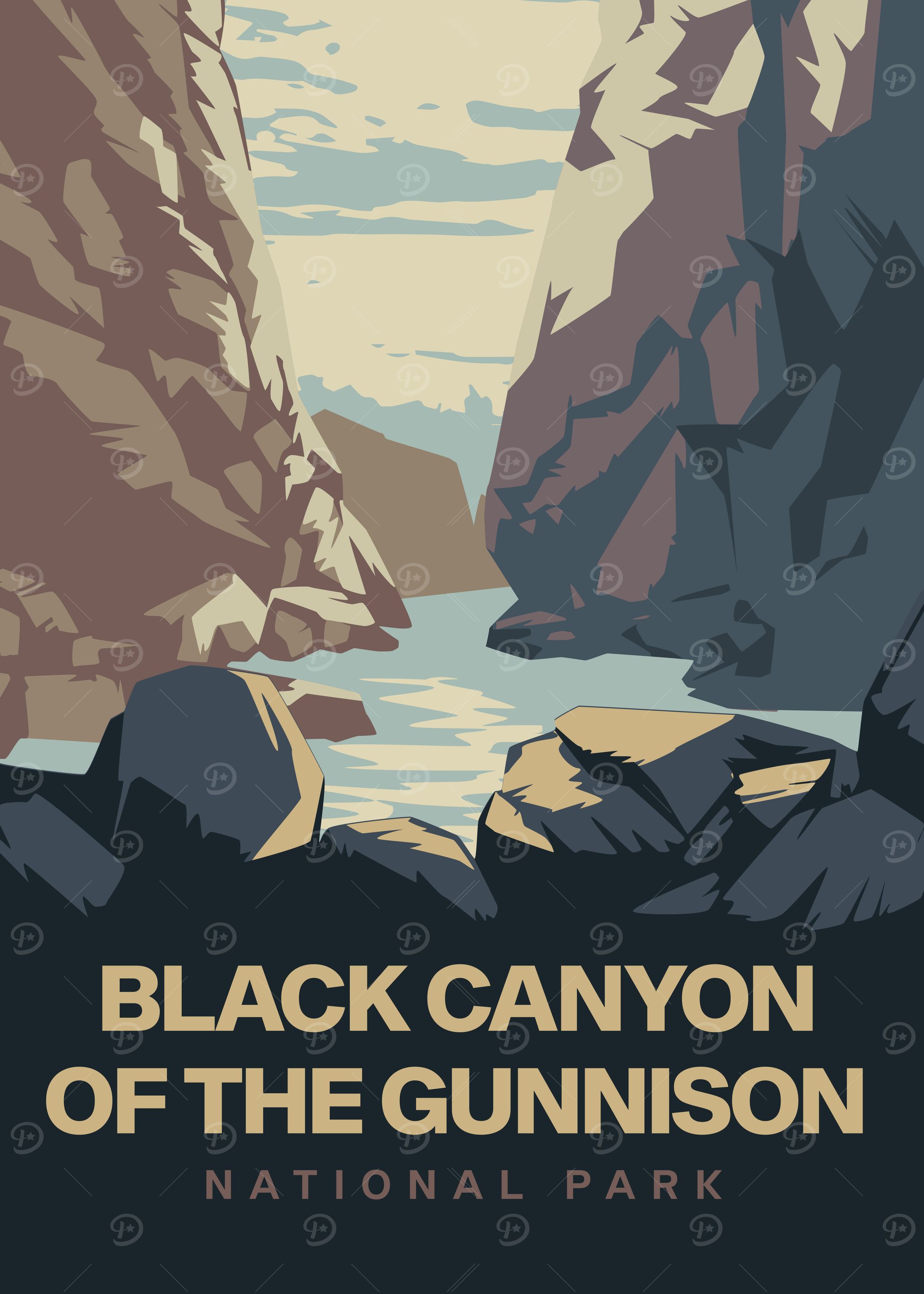 Black Canyon of the Gunnison Poster