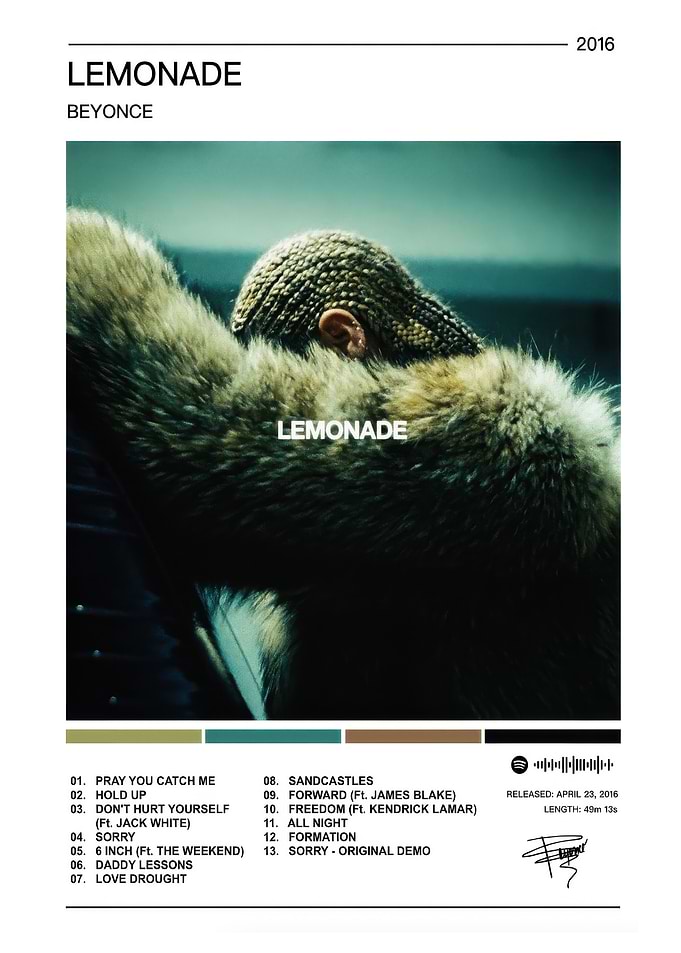 Beyonce's Lemonade album cover