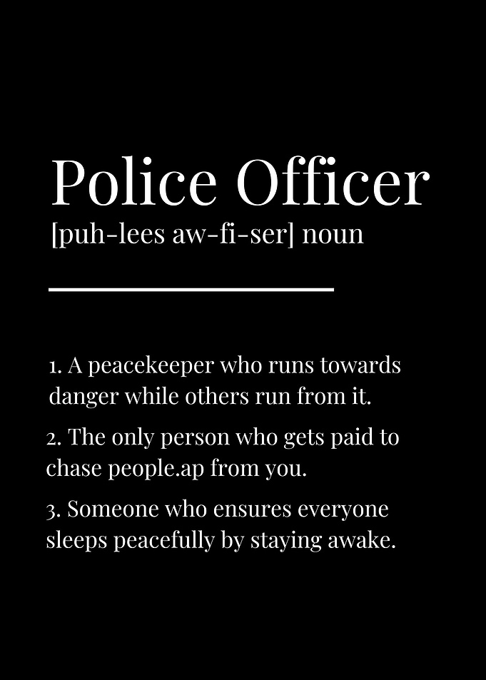 Funny Police Officer Definition