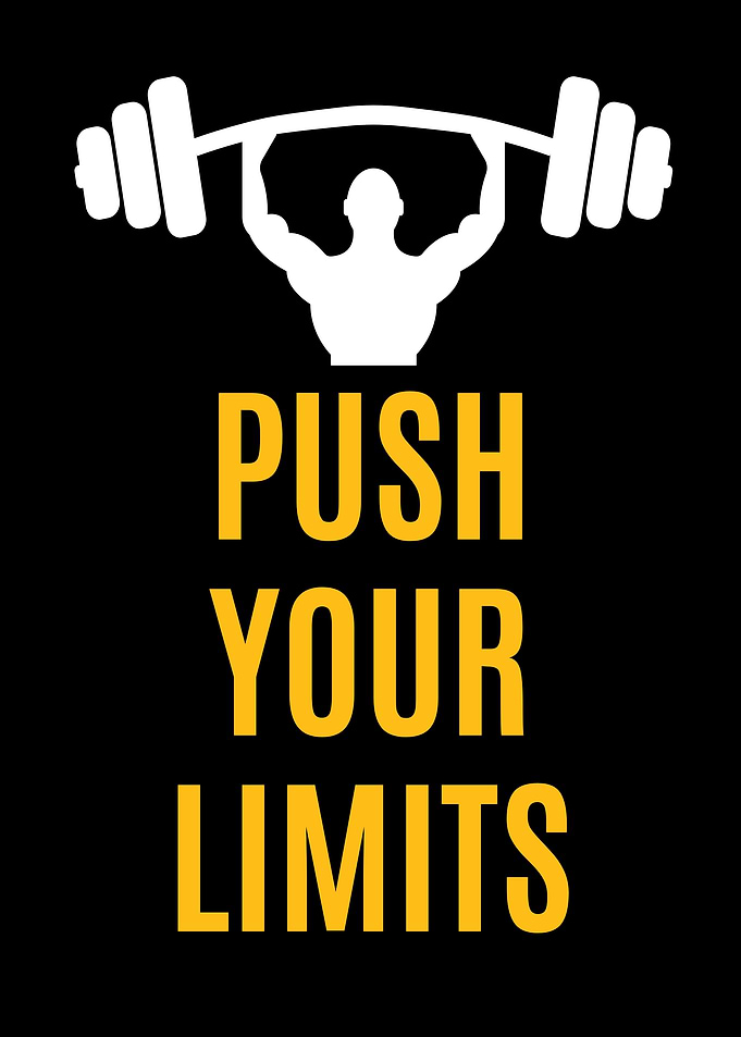 Push Your Limits Gym Motivation