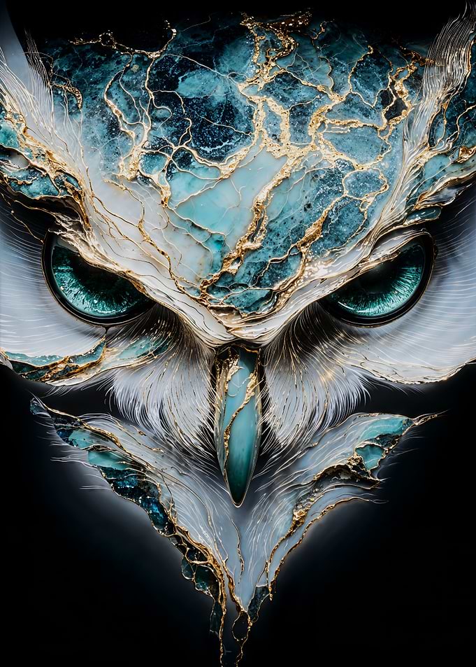 Kintsugi Owl Eyes