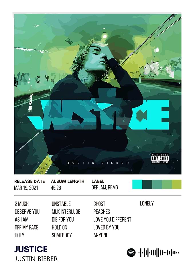 Justin Bieber - Justice Album Cover