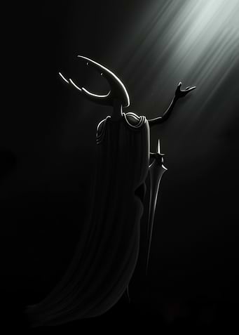 Hollow Knight Figure in Light