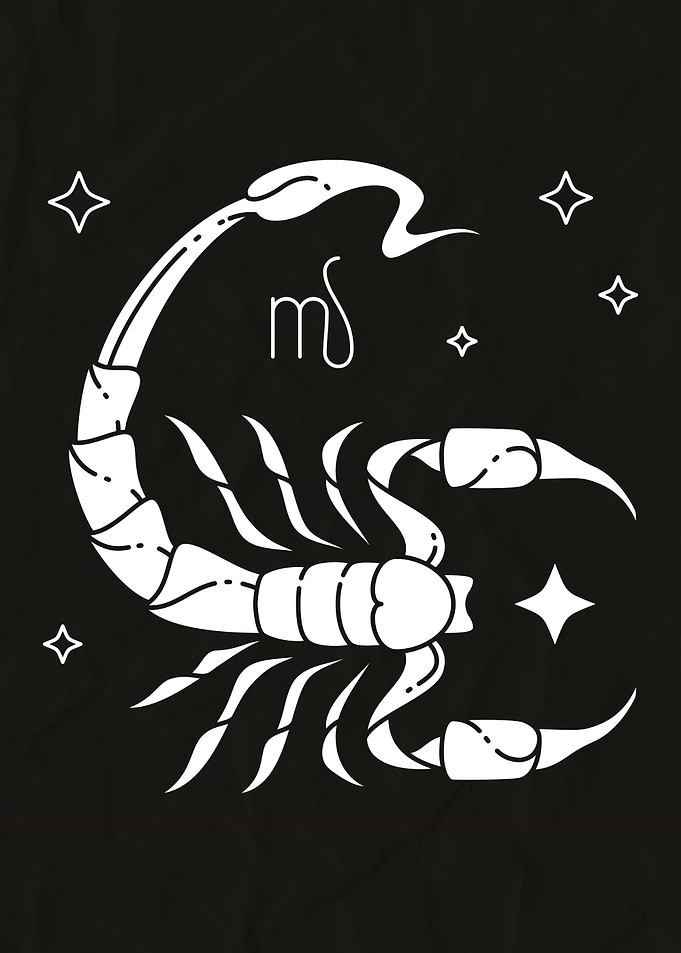 Scorpio Zodiac Sign Illustration