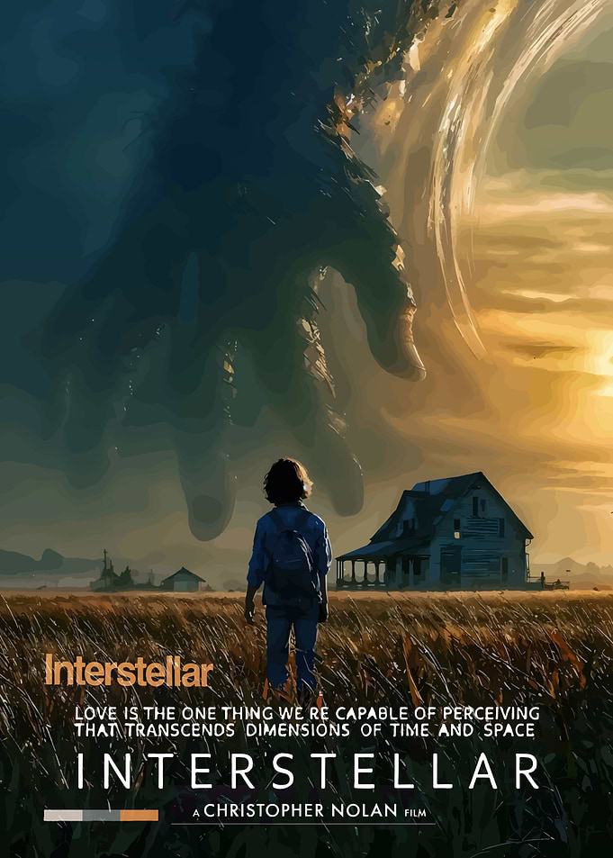 Interstellar movie poster art