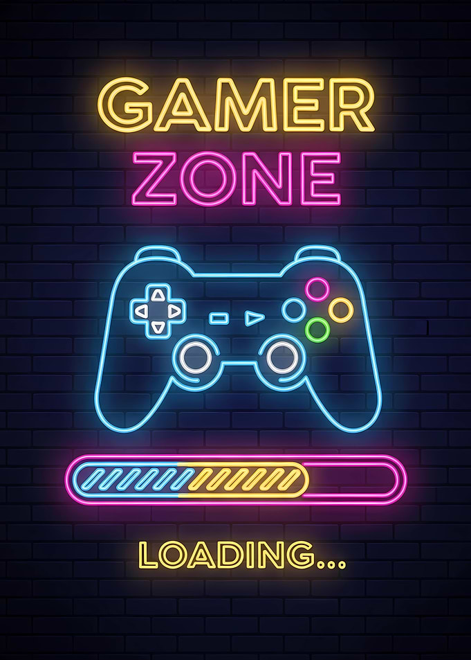 Gamer Zone Neon Sign