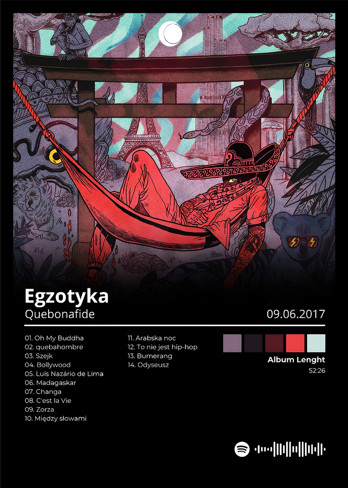 Egzotyka Quebonafide Album Cover Art