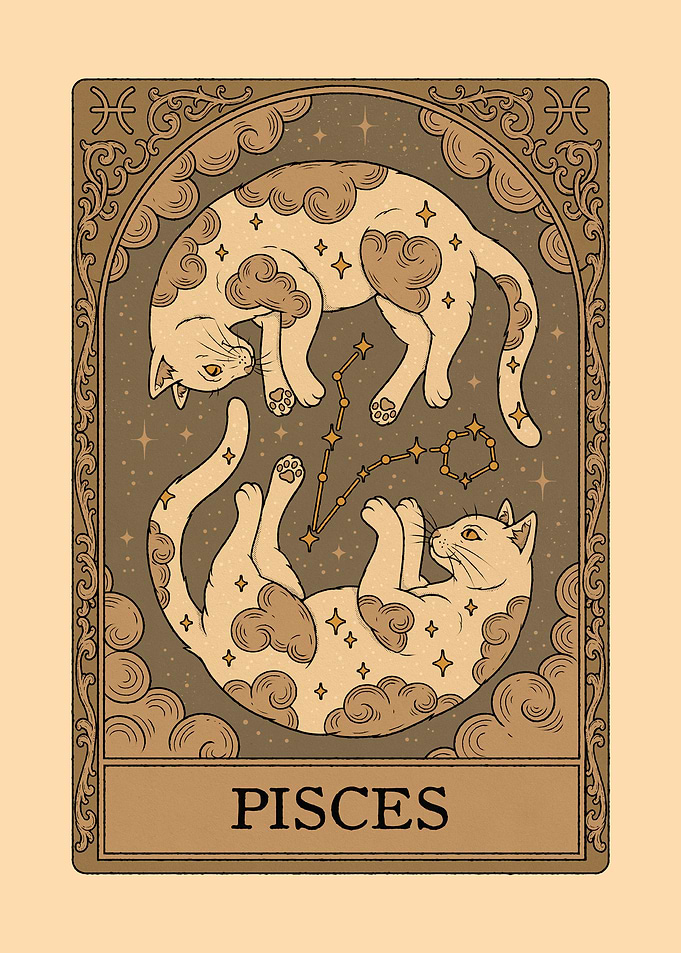 Cats Constellations - Pisces