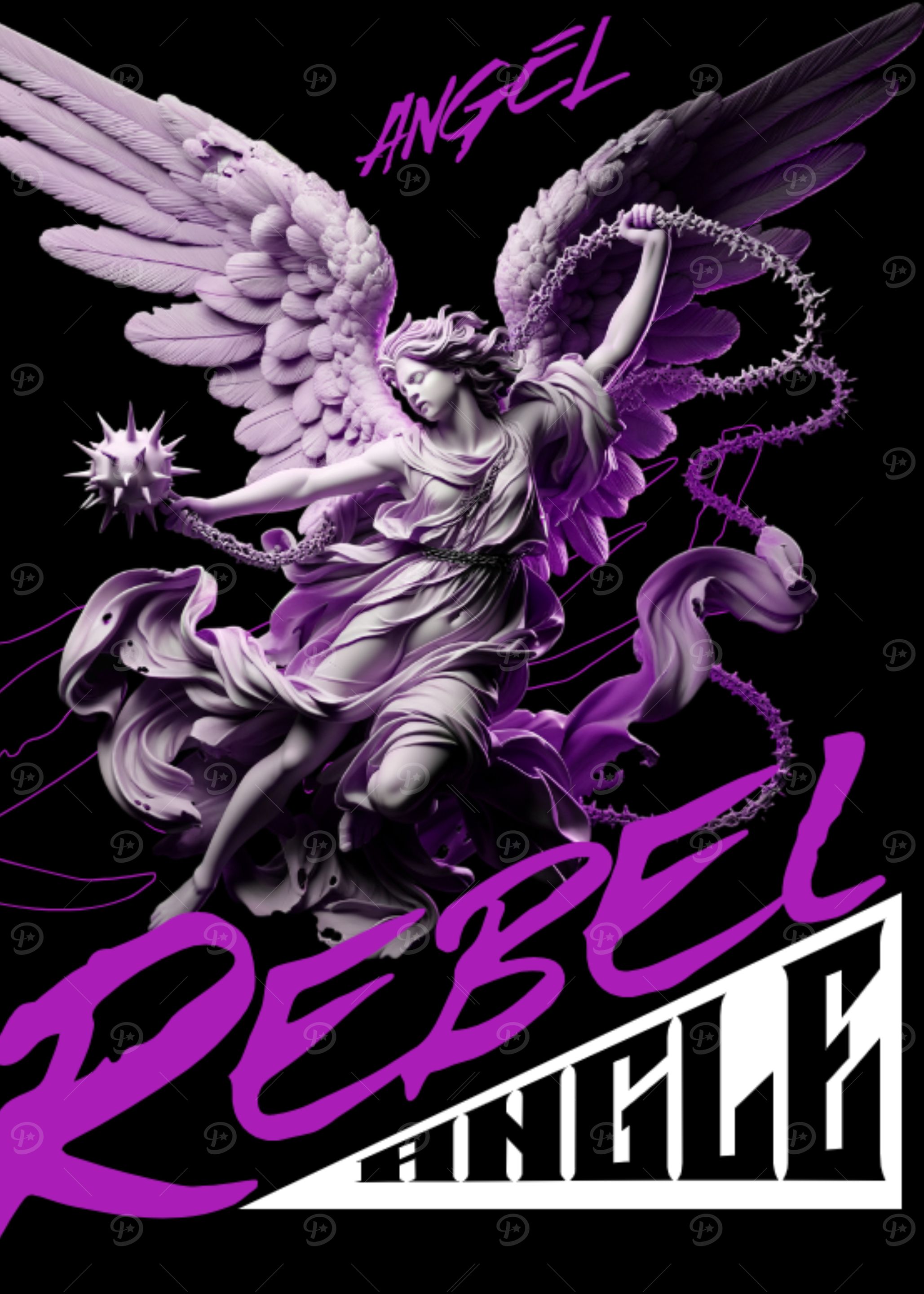 Angel Rebel Graphic Art