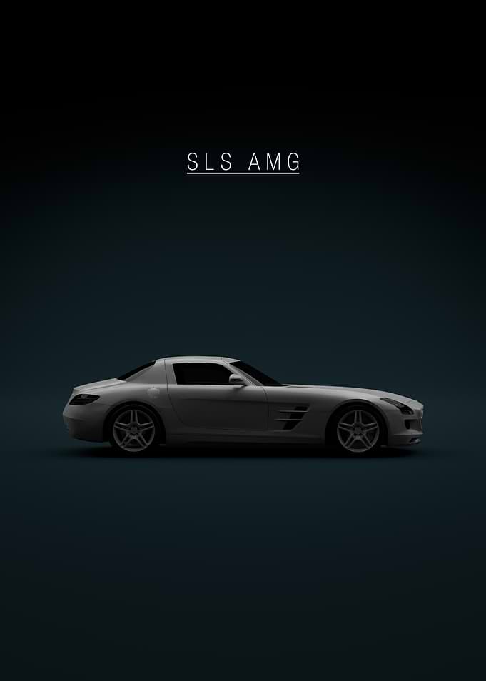 Mercedes-Benz SLS AMG - Silver