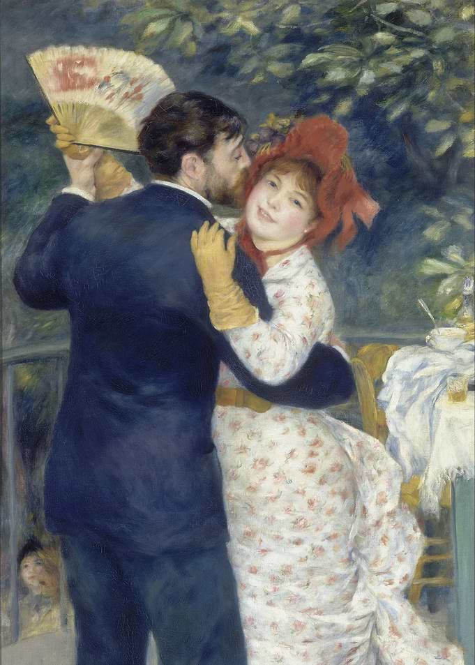 Dance at Bougival by Renoir