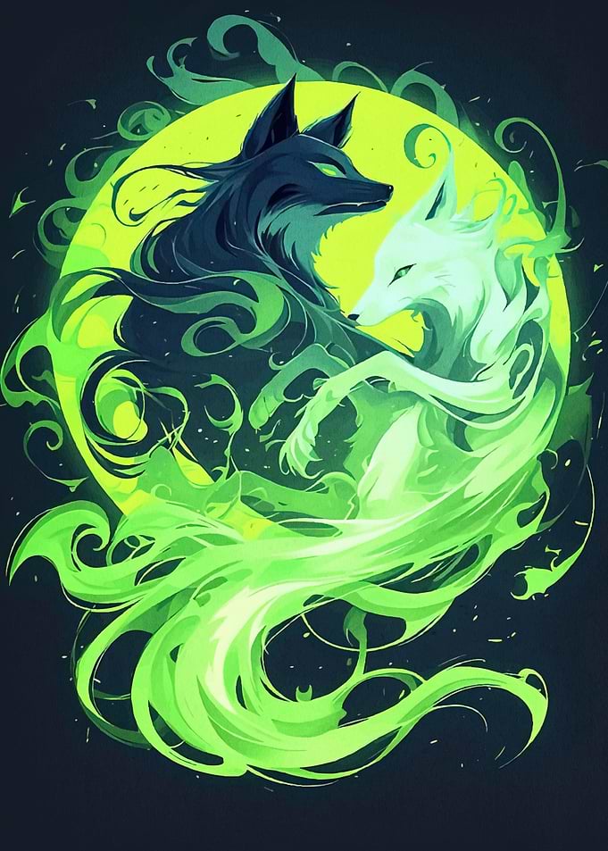 Yin Yang Wolves Aura