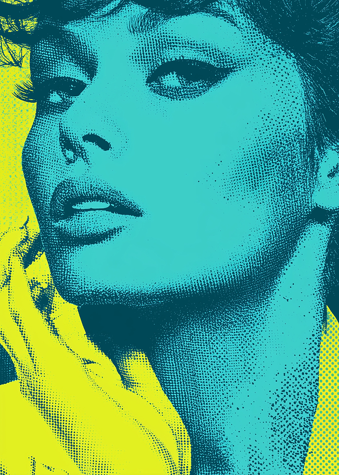 Sophia loren Pop Art Portrait