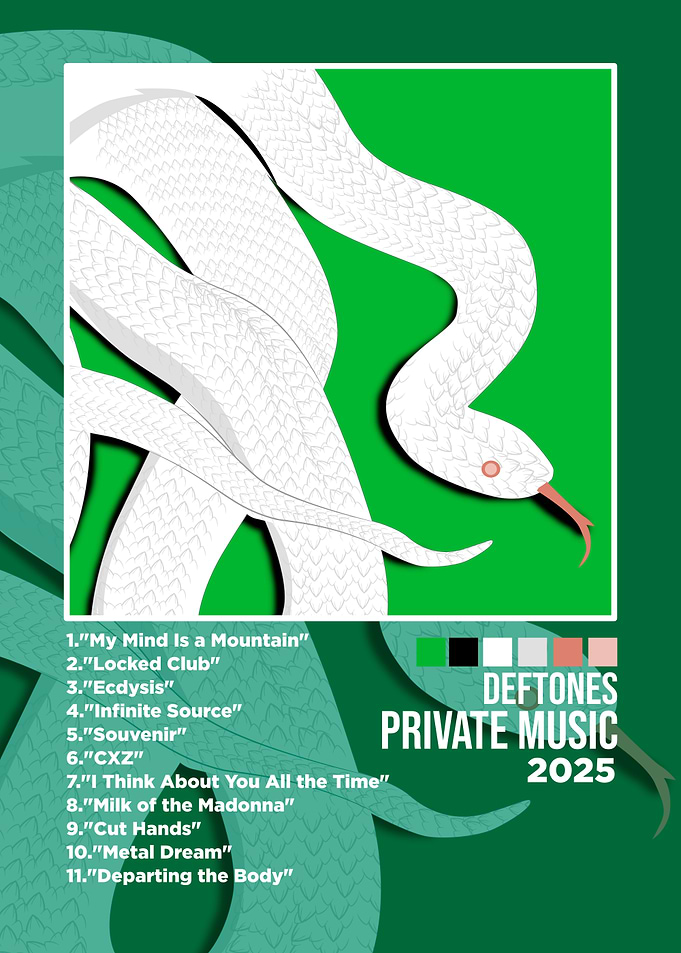 Deftones Private Music 2025 Album Art