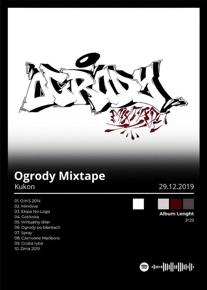 Ogrody Mixtape Album Cover Art