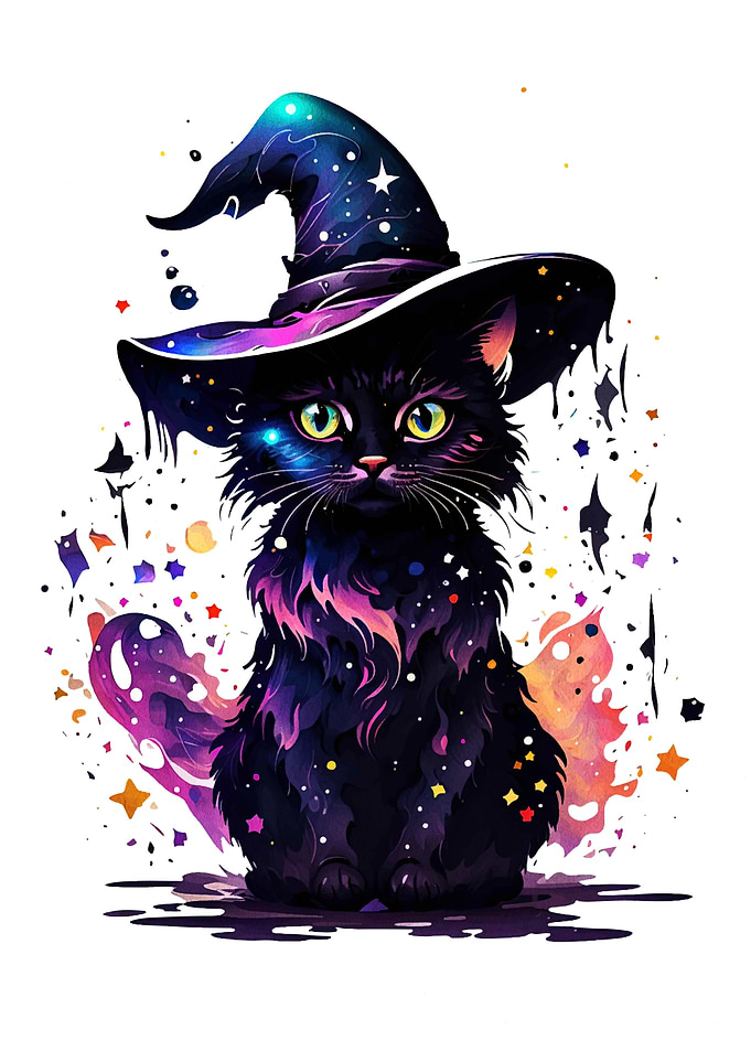 Cosmic Witch Cat