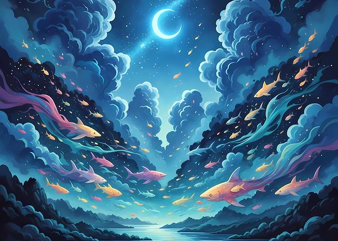 Dreamy Shark Sky