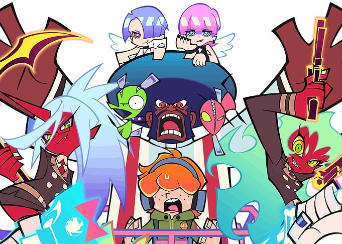 Panty & Stocking with Garterbelt characters