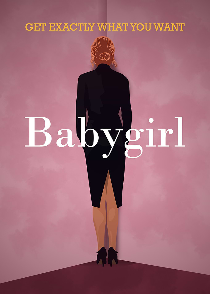 Babygirl Woman in Black Dress